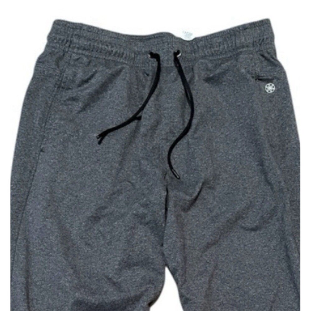 Gaiam Mens Medium Jogger Pants Gray Yoga Lounge Sweatpants Drawstring Athletic - Picture 6 of 7